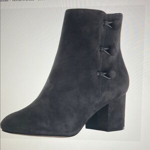 Ivanka Trump Charcoal Ankle Booties